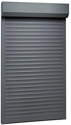 Chusui Tapparella Avvolgibile in Alluminio 100x210 cm Antracite,Tapparella Avvolgibile in Alluminio,Tapparella Avvolgibile,Robusta Resistente Durevole