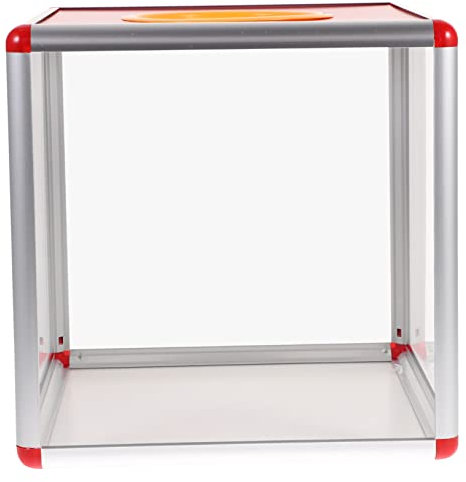 Ciieeo Quadratische Spendenbox 30cm Aus Acryl Transparente Tombola Wahlurne Leichte Aufbewahrungsbox Für Wohltätigkeitsaktionen Und Events