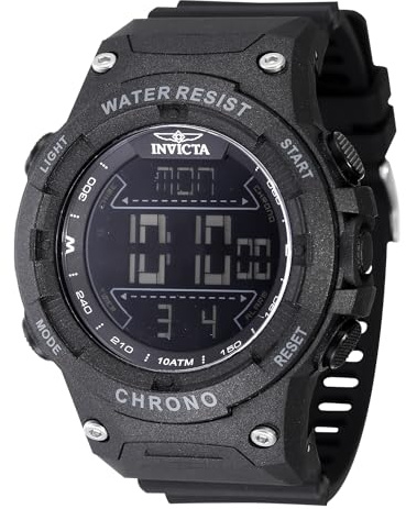 Invicta Racing Kunststoff Herren Quarzuhrwerk - 52mm