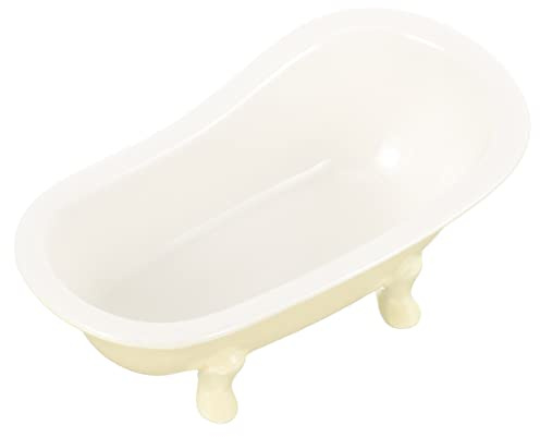OFFSCH Macetas de Cerámica Creativas Maceta de Bañera para Plantas Decoración de Escritorio Jardinera Forma de Bañera