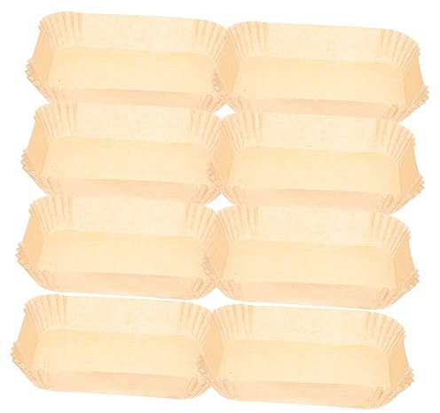 FUNOMOCYA 100pcs Silicone Air Fryer Paper Pad Trays Baking Paper Liners for French Fries