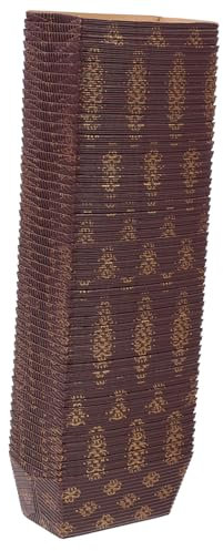 HOLIDYOYO Stampo Per Plumcake in Carta Usa e Getta Rettangolare Formato Piccolo, Teglia Da Forno Antiaderente Per Dolci e Torte, Per Feste e Occasioni Speciali, Confezione Da 50 Pezzi