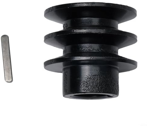 FUANA V-Riemenscheibe, doppelte V-förmige Riemenscheibe, 20 mm Lochrillen-Riemenscheibe, ein Riemen, geeignet für 168f 170f Motor (konvexer Kopf)