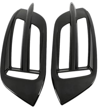 XNFUR Auto-Nebelschlussleuchten-Abdeckungsverkleidung, passend for Civic, 10. 2016–2019, Ersatzteile, Nebelschlussleuchten-Grill, schwarzer Grill Nebelscheinwerfergehäuse-Ziersatz