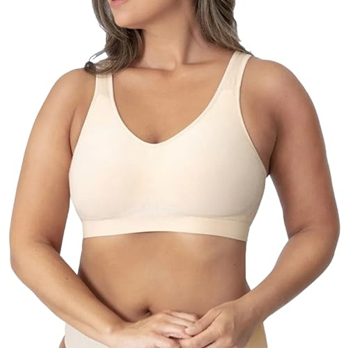 FOGOIN Celyssia Soutien-Gorge FirmLift sans Armatures pour Femmes Fortes Poitrines - Bretelles Réglables, Respirant Yoga Quotidien, Confort Dos