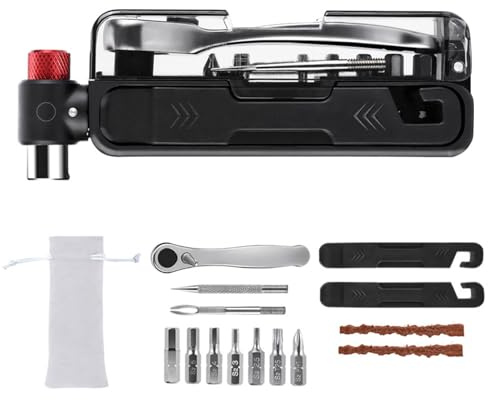 Portables Ratchets Wrenches Set Multifunction Bicycles Tool 15 in 1 Multiple Tool Set Tyre Levers for Road Bike Compacts Cycling Toolkits