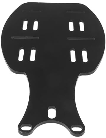 Amosfun Heavy-duty Steel Electric Bike Rack with Spacious Rear Luggage Mount Motorcycle Tailstock Bracket for Cargo Storage and Backrest Modification Metal Rear Carrier for Travel and