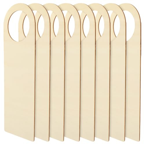 Balacoo Holz Türhänger 8 Stück 29X9,5X0,2Cm Blanko Bastelset zum Selbstgestalten für Haustüren und Cafés