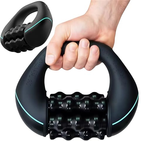Elektrisches Hand-Massageroller Mit 3 Intensitätsstufen 24 Massageknöpfen Für Beine Rücken Schultern Zuhause Büro Und Fitness