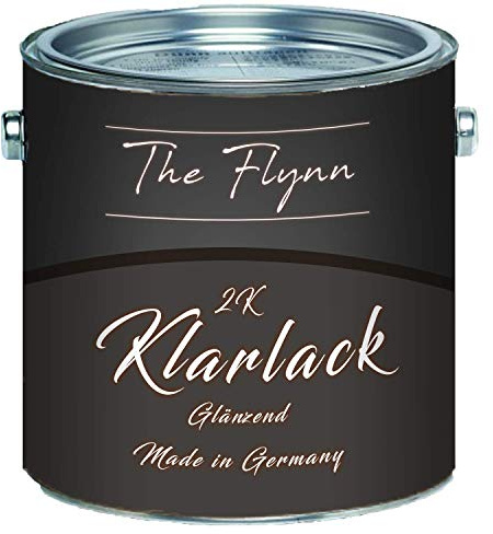 The Flynn hochwertiger 2-K Klarlack glänzend 2 Komponenten inkl. Härter im Set (1 kg)