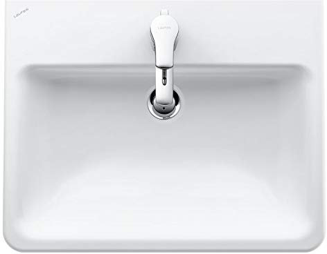 Laufen PRO S Einbauwaschtisch, 3 Hahnlöcher, mit Überlauf, 560x440, weiß, Farbe: Weiß mit LCC - H8189634001081
