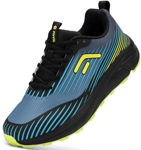 FitVille Men's Extra Wide Walking Shoes Lightweight Trail Hiking Shoes Sneakers for Plantar Fasciitis and Arch Support, 9.5 X-Wide