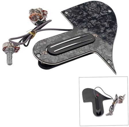 ibasenice Mandolin Pickguard Loaded Pickguard Pickups for Mandolin Scratch Plate Pick Plate