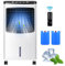 SOARS Klimaanlage mobil ohne Abluftschlauch, 3 in 1 Air Cooler, Ventilator, Luftbefeuchter, Klimagerät mit Fernbedienung, 3 Geschwindigkeiten, 7,5H Timer, 8L Wassertank, Leiser 75W Luftkühler