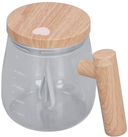 Electric Self Stirring Glass High Speed Mixing Cup 400ml Coffee Mug for Milk Tea Protein Powder