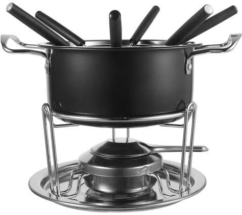 OKUMEYR Stainless Steel Chocolate Melting Pot Melting Chocolate Pot DIY Fondue Electric for Cheese Ice Sweets