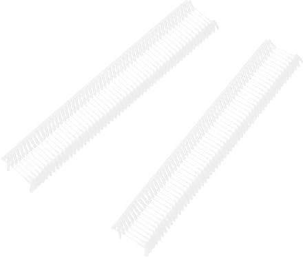 QUARKZMAN 1500 Stück Etikettierpistole Heftfäden Sicherheitsfäden, 10mm Kunststoff Tagging Fasteners mit Faden Heftfäden für Bekleidungspreis-Etikettierung Barbs, Transparent
