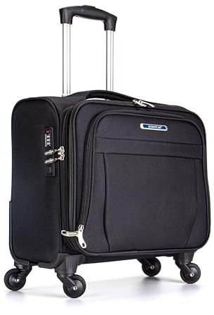 Aerostar Executive Series Roller Bag Case fits Laptop up to 16”, TSA Lock, 4 Wheels and Water-Resistant Business and Commuter Travel, Black