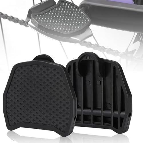 Pedal plate compatible with Shimano SPD click pedals, road bike pedal attachment adapter, flat pedal conversion for grip and comfort, replacement pedal converter