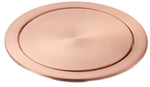 Poubelle encastrée Lid430 en acier inoxydable avec rabat pivotant anti-odeurs pour cuisine, salle de bain, table à manger, espaces publics