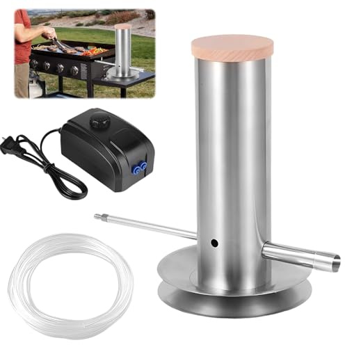 Afenau Kaltrauchgenerator Elektrisch, Kaltrauchgenerator Aus Edelstahl, Rauchgenerator Elektrisch, Elektrischer Raucherzeuger Kaltraucherzeuger für Kaltgeräucherter Fisch, Fleisch und Käse