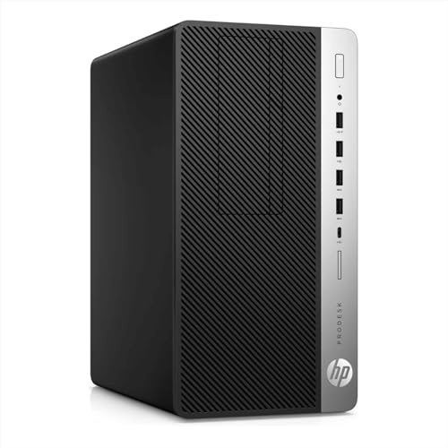 HP ProDesk 600 G5 MT PC Computer Micro Tower Intel i5 9th, Ram 16GB, SSD 256GB, WiFi USB, DP, Windows 11 Pro + Libre Office (Ricondizionato)