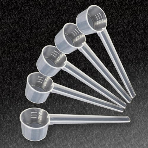 Washing Powder Scoop, 5Pcs, 2g, 3g, 4g, 5g, Multi-Purpose Kitchen Tool for Powders, Liquids, Baking & Healthcare