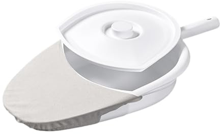 Oshhni Padella per allattamento con coperchio, facile da pulire, leggera, grande, costretti a letto, disabili