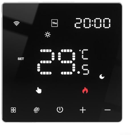 Termostato intelligente per riscaldamento a pavimento Tuya per Zigbee Termostato per riscaldamento a pavimento con controllo vocale, supporta riscaldamento a pavimento ed elettrico, timer settimanale
