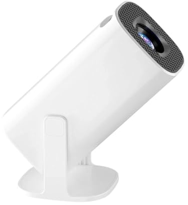Bärbar projektor, 4K-projektor For Hemmabio, Bärbar LED-mini, 1080P, Smart Videospel, Fickbio, Wifi, Bluetooth(White)