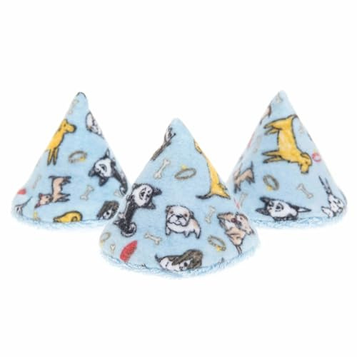 Beba Bean - Pee Pee Teepee for Baby Boy - Reusable & Washable Pee Shield for Diaper Changing - Baby Shower Gifts for Boys - Sky Blue Diggidy Dog Tery Cotton Cloth - Laundry Bag - Set of 5 Covers
