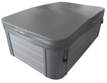 Tronitechnik® Outdoor Whirlpool, 3 Personen, aus hochwertigem Sanitäracryl, Winterfest isoliert, Balboa Spa Heizung und Bedienung, 29 Massagedüsen, 2 Sitzplätze, 1 Liegeplatz, LED, 550Liter