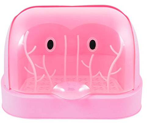 jojofuny Milchflaschenständer Trockenbox Für Babyflaschen Aufbewahrungsbox Leicht Tragbar Für Heim Und Reisegebrauch Mit Entwässerungsdesign Einfache Installation