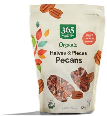 365 by Whole Foods Market, Organic Pecan Halves, 8 Ounce