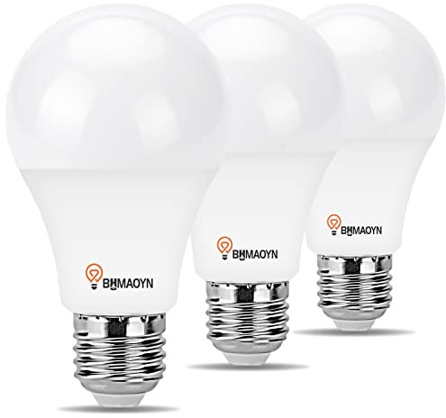 BHMAOYN Bombilla 12V 24V E27 LED 7W (Equivalente a 60 W) Blanca Fría 6000K,270° 600LM, Bombillas LED AC DC 24V E27 Luces 12V LED para Caravana Jardín Casita,No regulable,Pack De 3