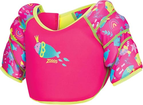 Zoggs Sea Queen Water Wings väst, rosa, 4-5 år (18-25 kg)