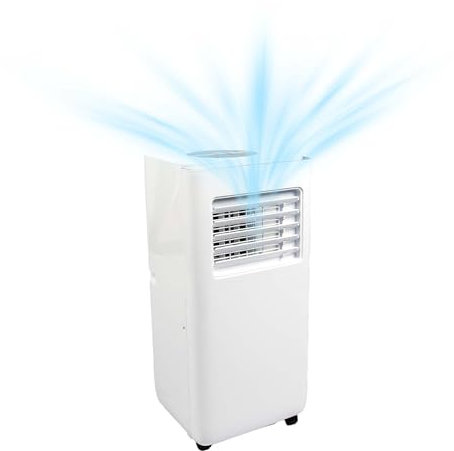 emmi - Climatizzatore Air Quick Cool - Raffreddamento e ventilazione e deumidificazione | Condizionatore mobile con 4 modalità | Efficienza energetica 2600 W | Timer e controllo della temperatura |