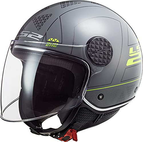 LS2, Casque jethelm Sphere lux linus Nardo grau, XXL