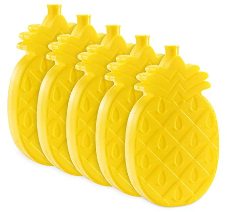 Navaris Kühlakku Kühlpad für Kühltasche - Lunch Box 5X Kühlakkus - Kühl Akku Cool Pack 5er Set - Kühlelemente für Lebensmittel