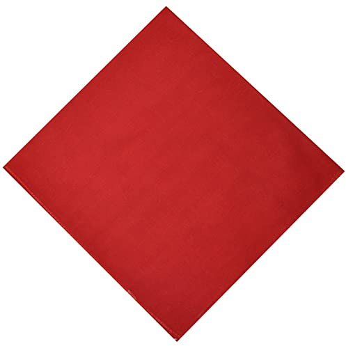 Bandana Halstuch Biker Nikki Tuch Schal Kopftuch Baumwolle Mundschutz Piratentuch (Rot)