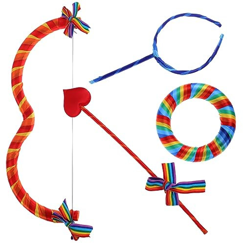Gadpiparty Kostüm-Requisiten Liebespfeil Und Bogen Aus Robustem Valentinstag-partydeko Cosplay-Accessoires Für Kindergeburtstage, Schulaufführungen Und Besondere Anlässe