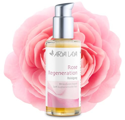 ARYA LAYA Rose Regeneration Reinigung, 100 ml | Sanftes Reinigungsgel fürs Gesicht, mit kostbarem Arganöl, rückfettende Eigenschaften