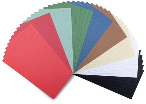 Florence Jullinne kartong 250 g - scrapbooking papper 27 x 13,5 cm - färgat kartong - eleganta inbjudningar, presentlådor och konstprojekt