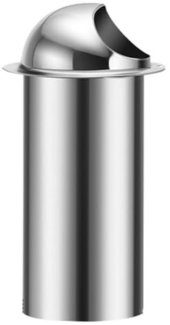 YUNHEST Wandlüftungsrohr aus Edelstahl, rund, Bullnose, externer Abluftventilator, 70mm-Modell for Abführen frischer Luft aus der Außenwand.(180mm)