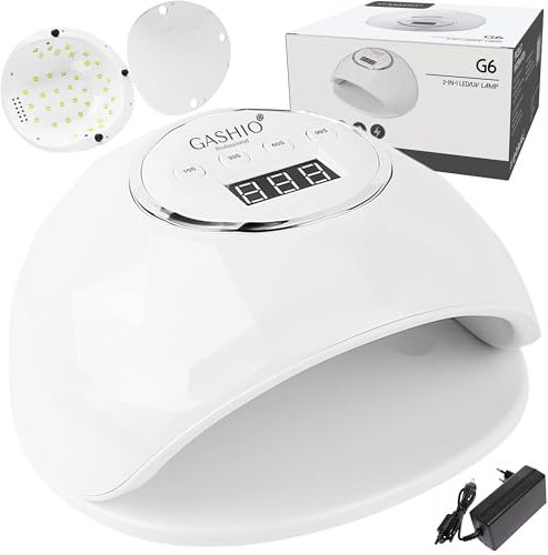 GASHIO® UV Lampe Für Gelnägel - UV LED Lampe Für Gelnägel - Led Nagellampe - Nageltrockner LED - Nagellampe mit Timer und Sensor - Nageltrockner Für Alle Nagellacke 86W Dual