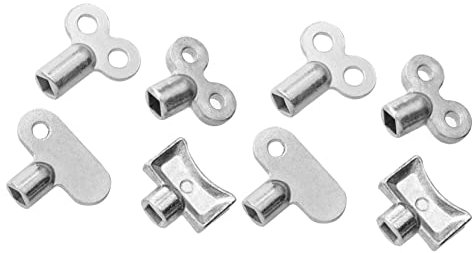 DIYEAH 8pcs Radiator Bleed Keys and Heater Bleed Wrenches Plumbing Valve Key Set for Radiators Extended and Thickened Models Compatible Home Heating Systems