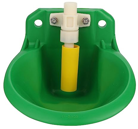 KIMISS Water Drinker Plastic Drinker, Automatic For Waterer For Sheep Piglets Cattle Waterers Feeding Pet Animal Horses, Diameter: 17cm Livestock