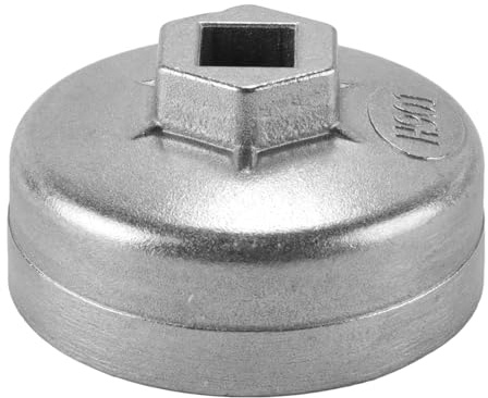 Enwye 65 mm 14-skärig oljefilterlock, aluminiumlock oljefilternyckel, husavtagare skiftnyckel bilhylsavtagare för A8