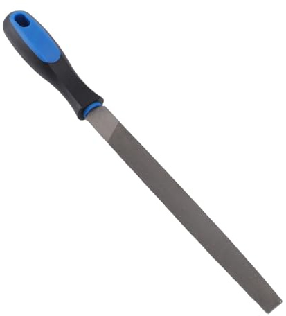 Fafeims Metal File, Steel Tool Sharpener with Non Slip Grip for Professional and DIY Tool Sharpening, Deburring