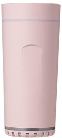 Humidificador para automóvil Inalámbrico Recargable Elegante Purificación de aire fresco Humidificador pequeño portátil para automóvil Oficina en casa Plástico Tanque de agua de (Rosa)